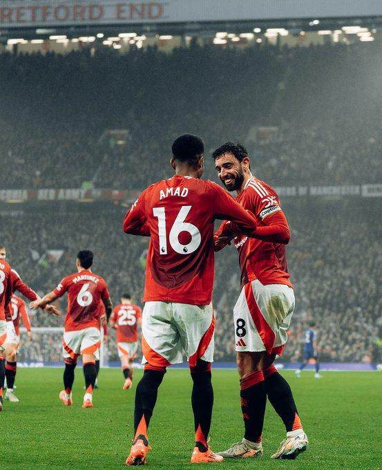 开云体育在线-【英超】B费吹灰之力，加纳乔远射，曼联3-0莱斯特城